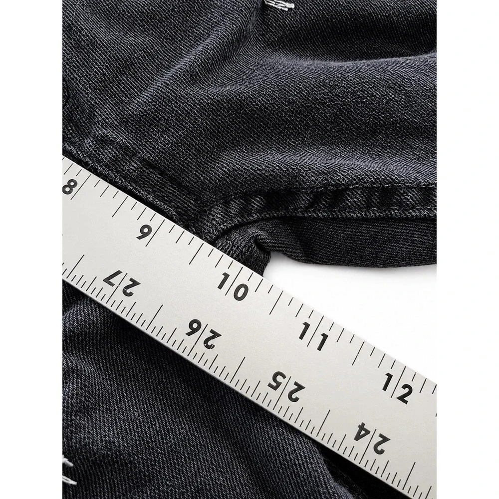 Evolution In Design Distressed Jeans Boys 18 Black Excellent Paint Splatter Edgy
